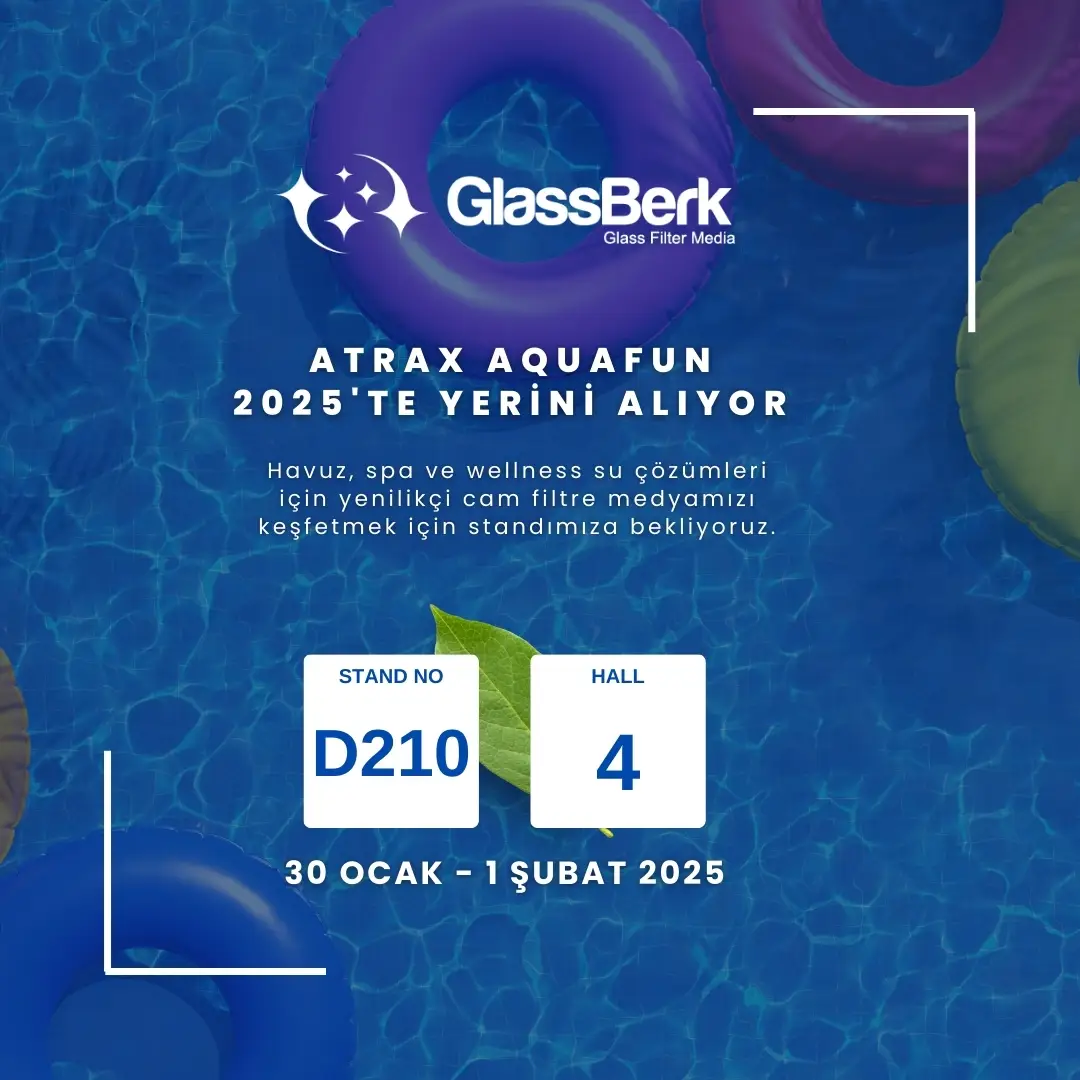 GlassBerk Cam Filtre Medyası ATRAX AQUAFUN 2025’te Yerini Alıyor!